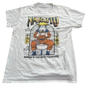 Naruto Shippuden Ramen Is The Best Pleasure Anime Graphic T Shirt White